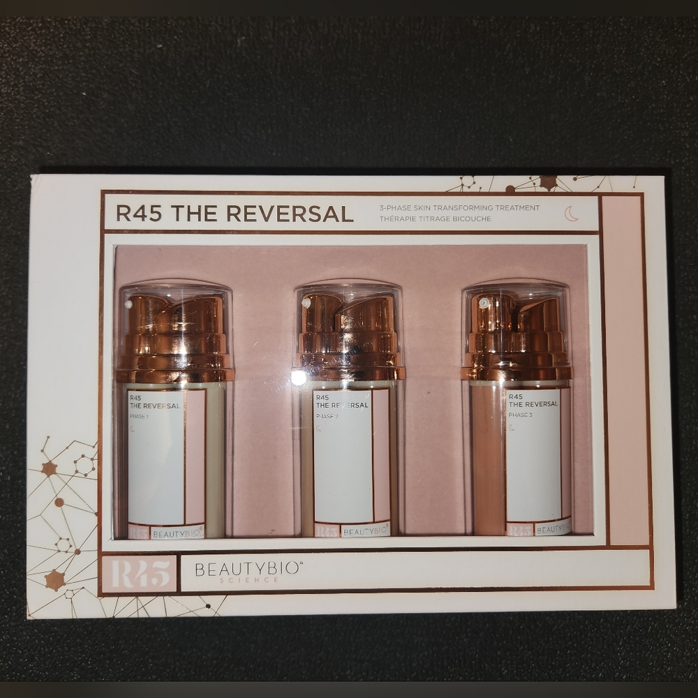 BeautyBio R45 The Reversal 3-Phase Retinol System, SEALED NIB